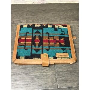 Pendleton Tablet Cover Aztec Wool Leather Adjustable No Strap